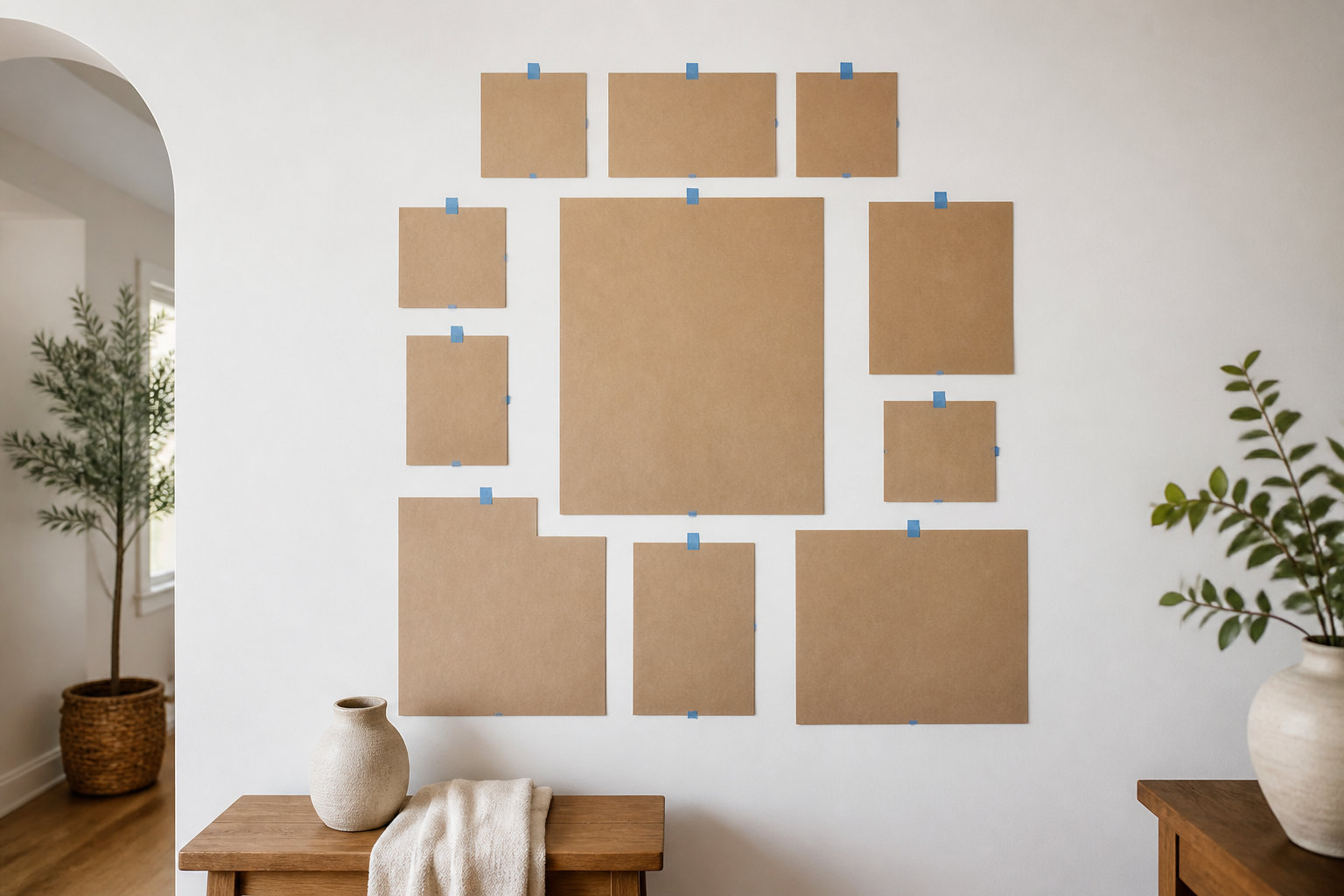 Créer un mur de cadres structuré et harmonieux