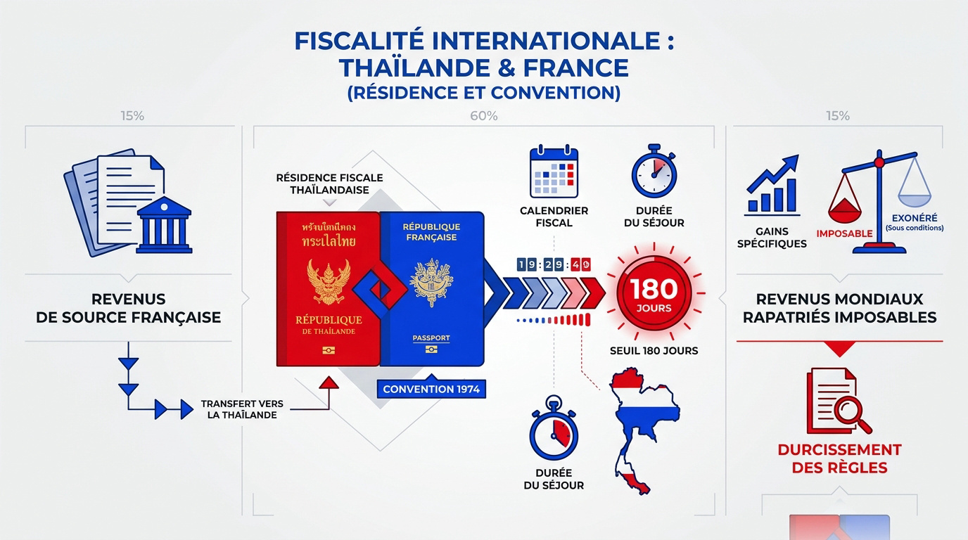 Convention fiscale entre la France et la Thaïlande pour les résidents expatriés