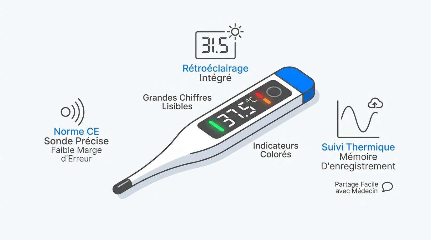 Thermomètre infrarouge : comment bien choisir Critères de sélection d'un thermomètre digital précis