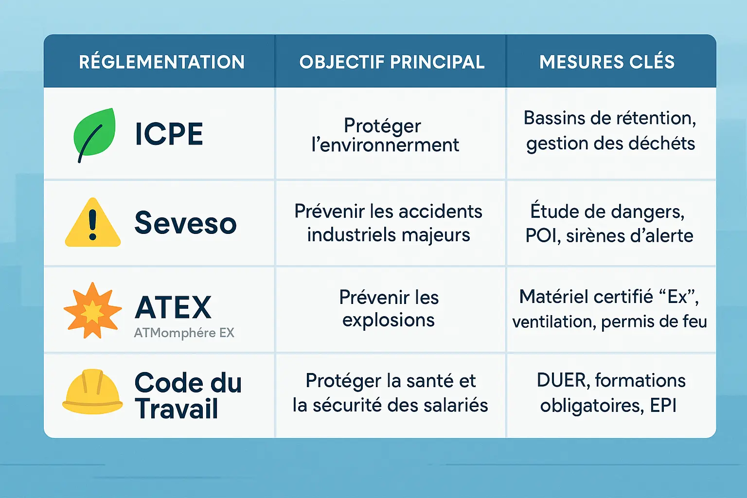 Illustration de sécurité industrielle
