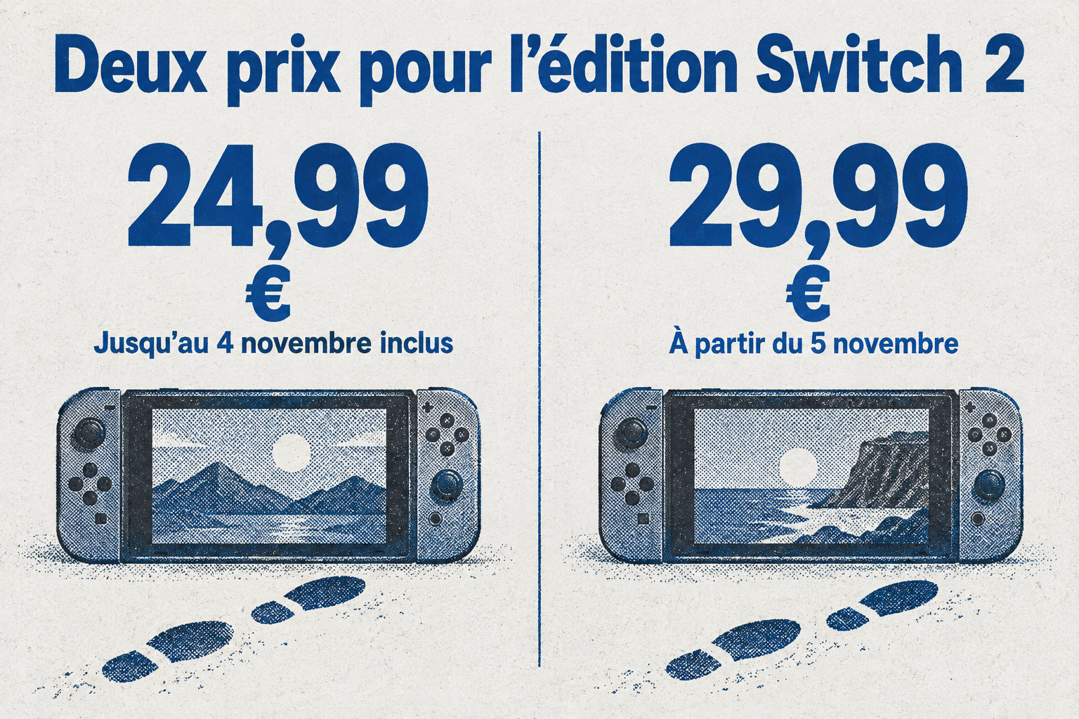 L’édition Switch 2 coûte 24,99 € jusqu’au 4 novembre inclus, puis 29,99 € à partir du 5 novembre.