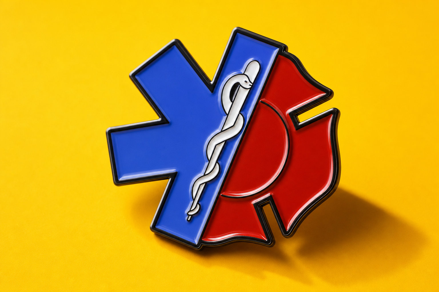 Emt Firefighter Pin for Local Heroes