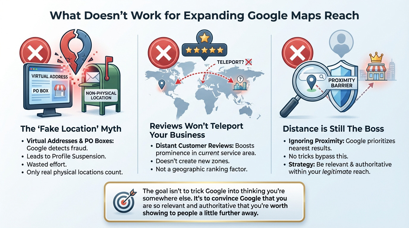 Google Maps Hidden Algorithm How to Expand Google Maps Visibility Radius | Critik.io Blog