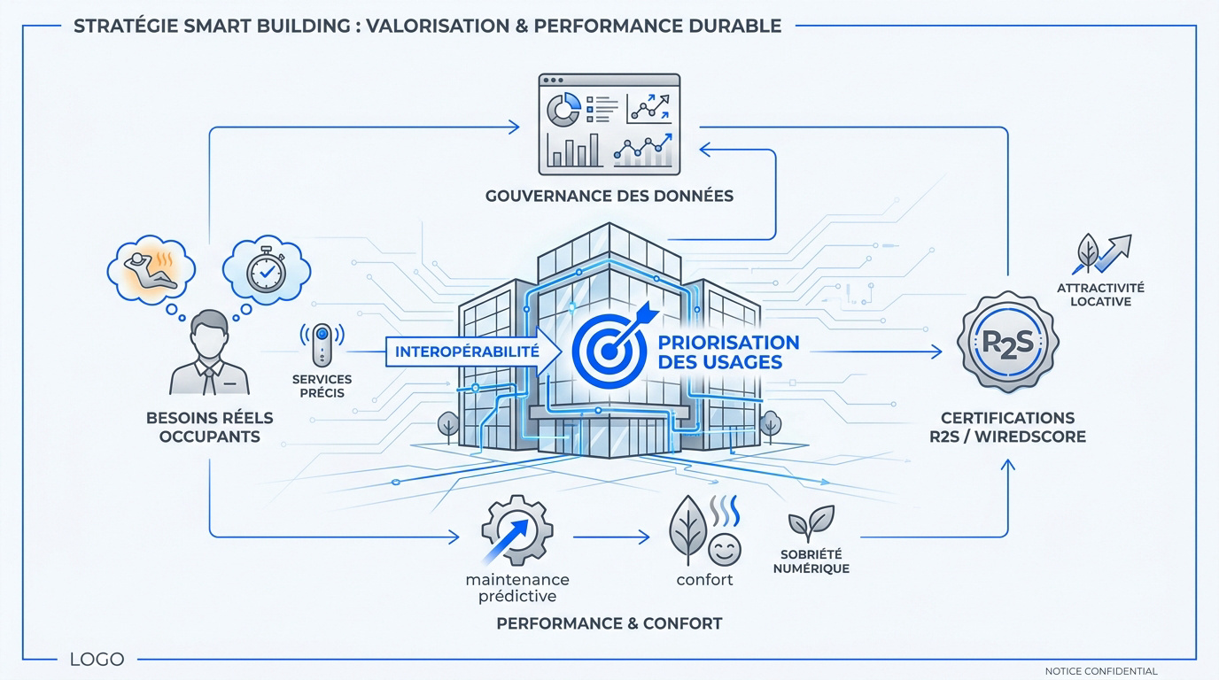 Stratégie de valorisation et performance énergétique d'un bâtiment intelligent