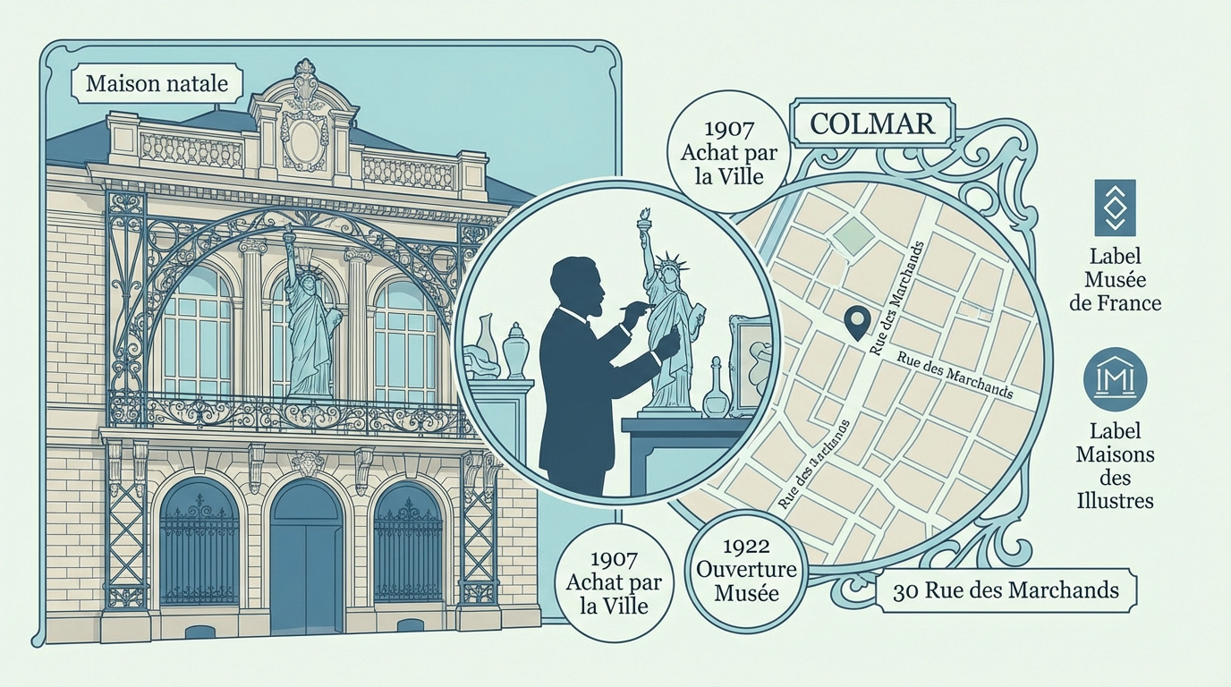 Odysalis Musée Bartholdi à Colmar : entrez dans l'antre du créateur