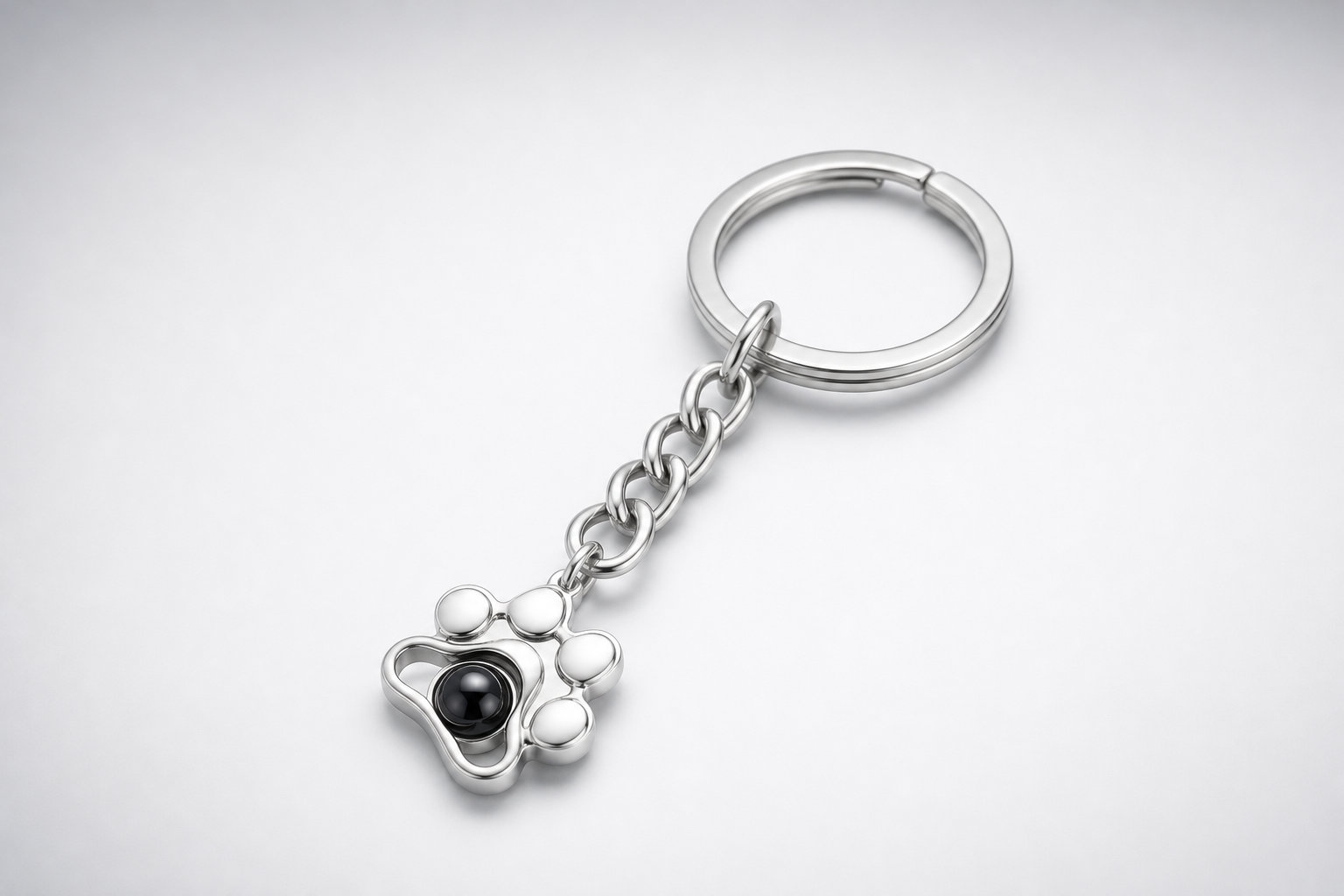 Porte-clé patte de chien - L'empreinte d'une fidélité éternelle