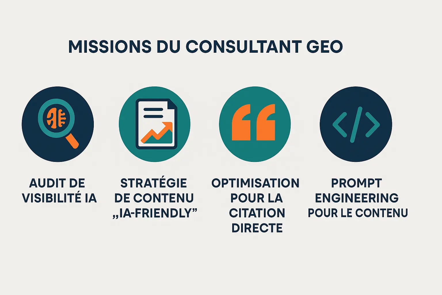 Illustration des missions d'un consultant GEO