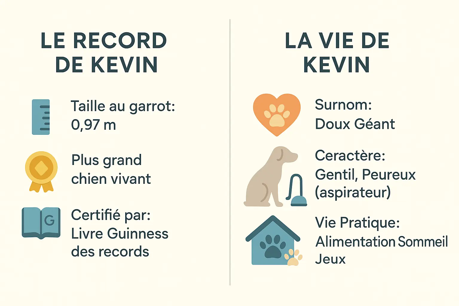 Kevin le Grand Danois, recordman du plus grand chien vivant