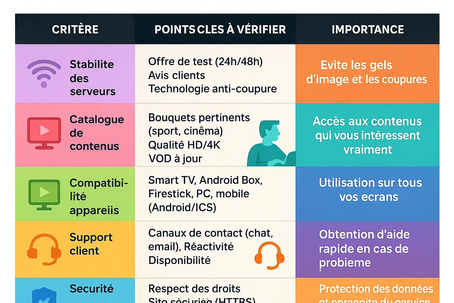 Guide pour choisir un fournisseur IPTV fiable