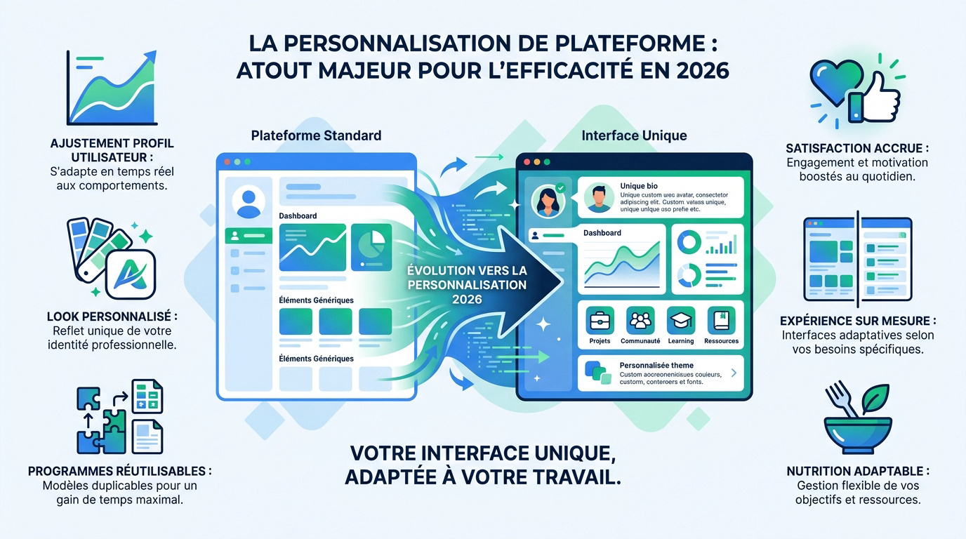 Interface de coaching sportif personnalisée et adaptative en 2026