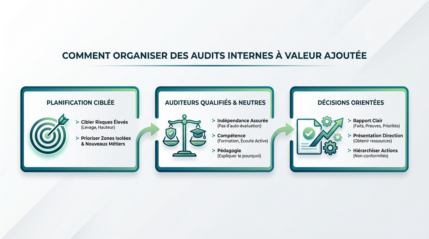 Organisation efficace d'un audit interne MASE pour la sécurité