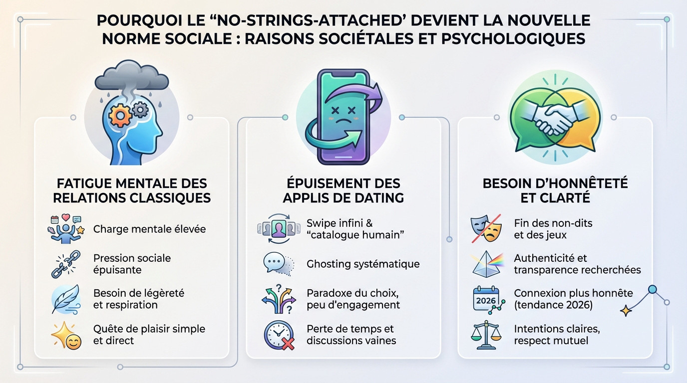 Analyse des raisons psychologiques et sociétales de la recherche de plan cul en 2026