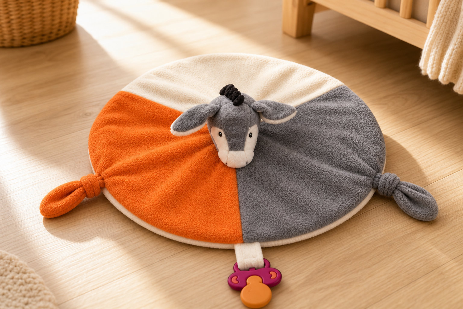 Doudou Âne : l'originalité des couleurs vives