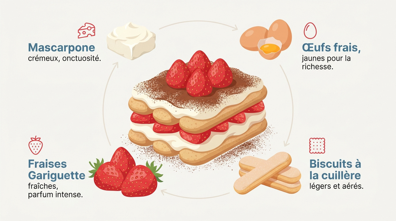La recettes ultime pour réussir un tiramisu aux fraises 😍