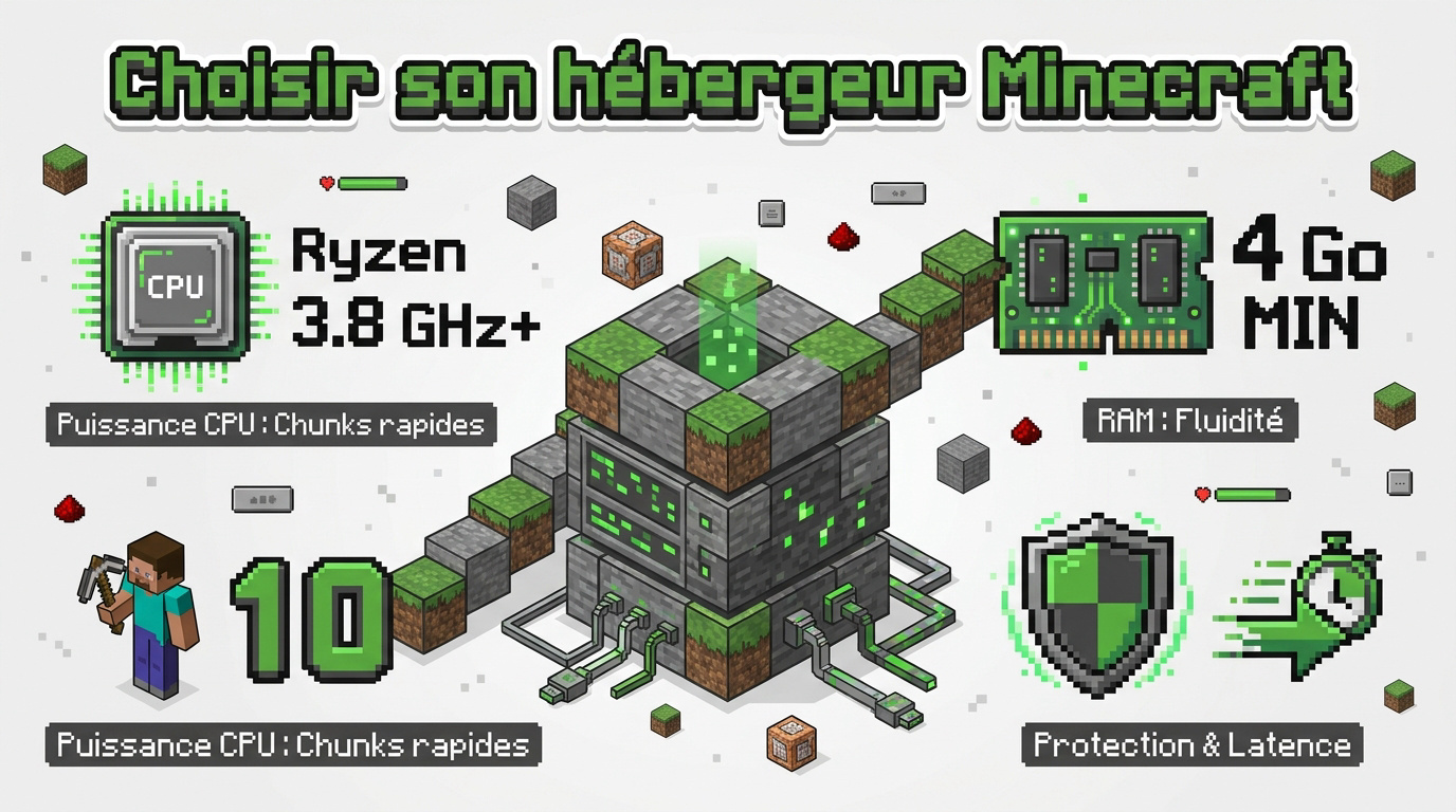 Performances CPU et RAM pour un serveur Minecraft