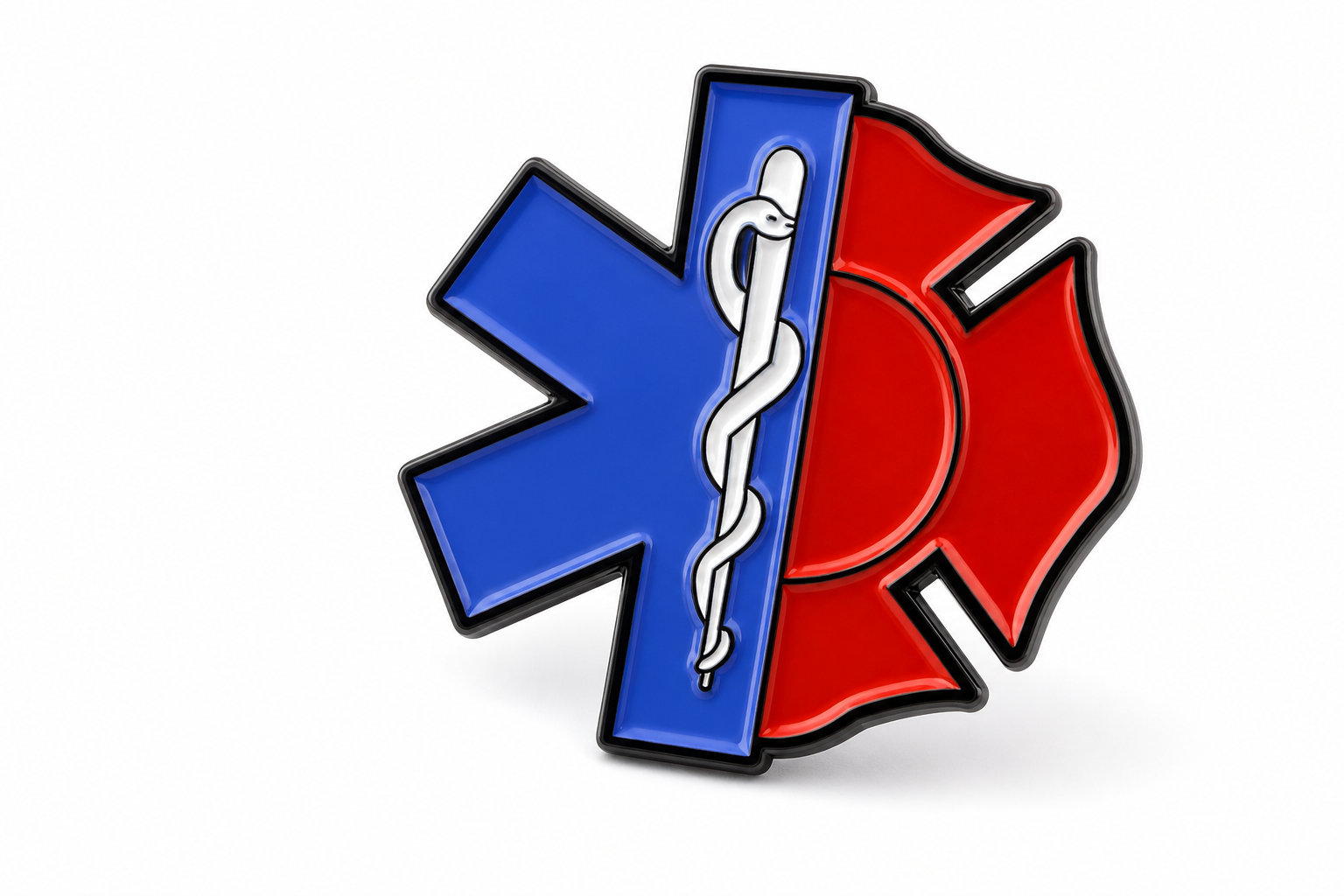 Emt Firefighter Pin For Service Recognition