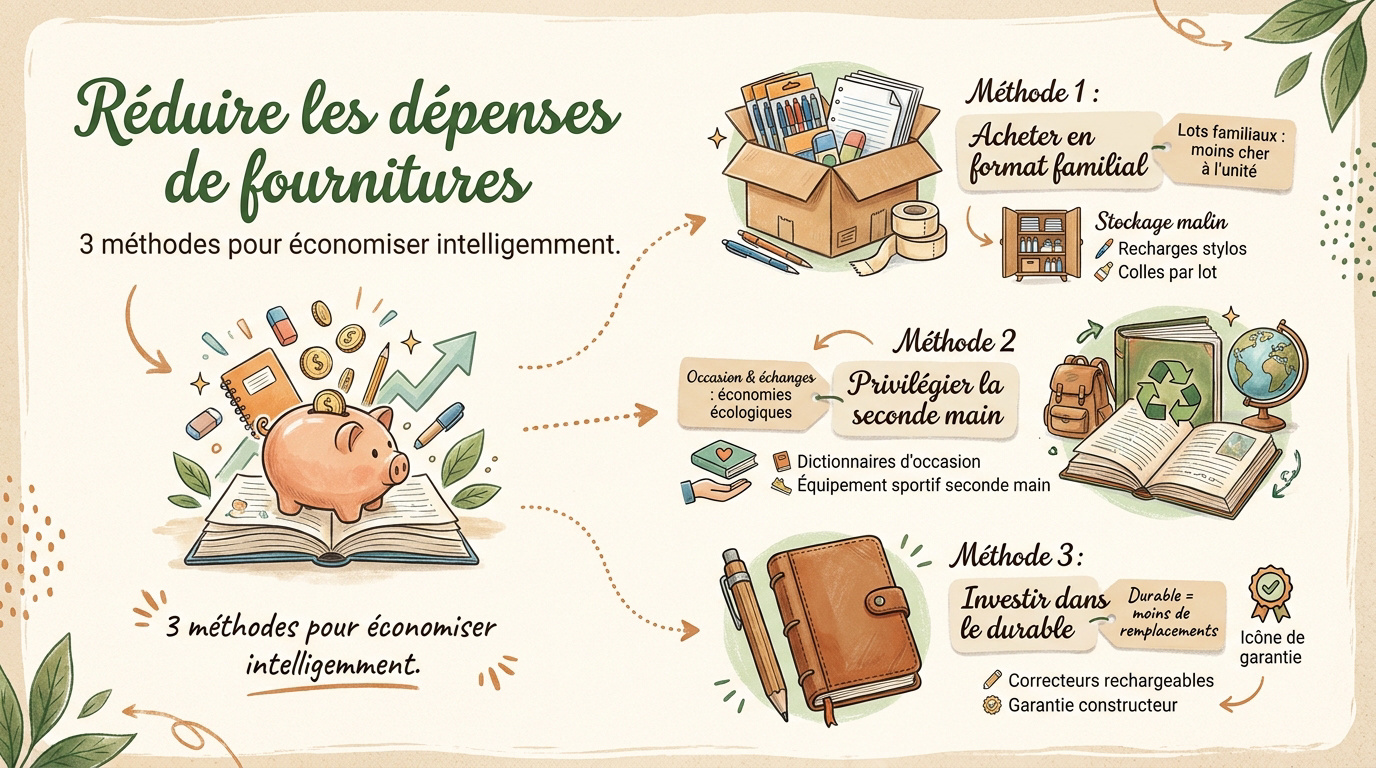 Checklist rentrée scolaire : tout préparer en une semaine Astuces pour économiser sur les fournitures scolaires et le matériel de rentrée