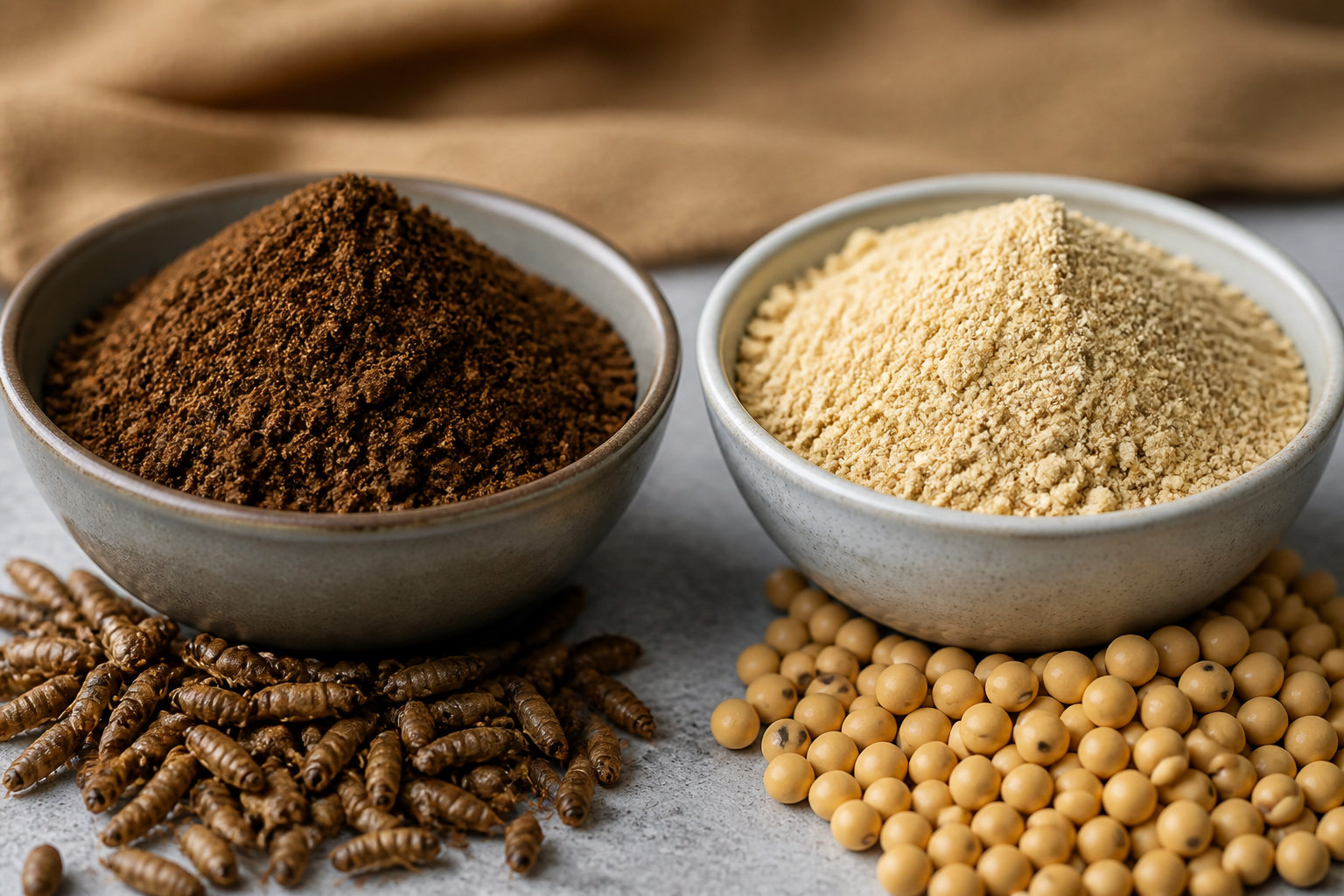 Comparaison des performances : protéines d'insectes versus sources conventionnelles