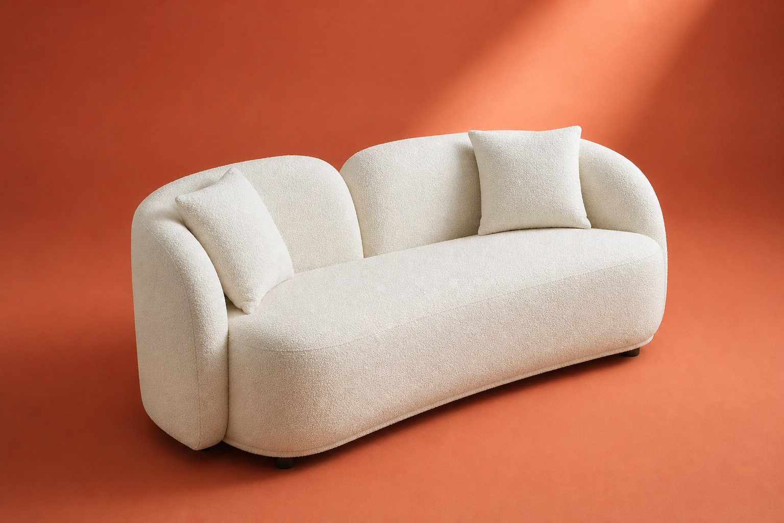 Canapé LINORIA : la simplicité d'un design blanc et apaisant