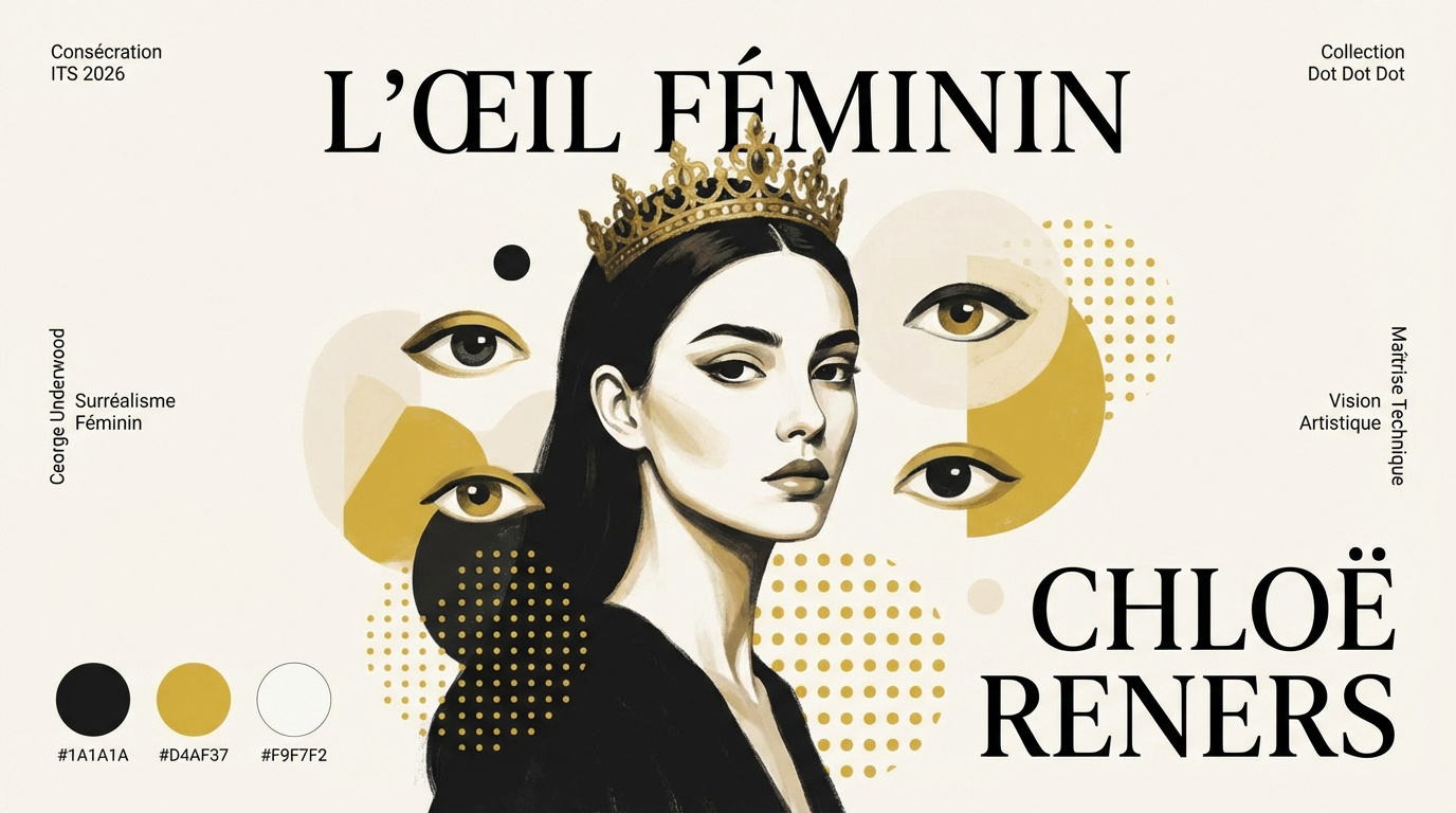 Chloë Reners présentant sa vision créative lors de l'ITS 2026 à Trieste