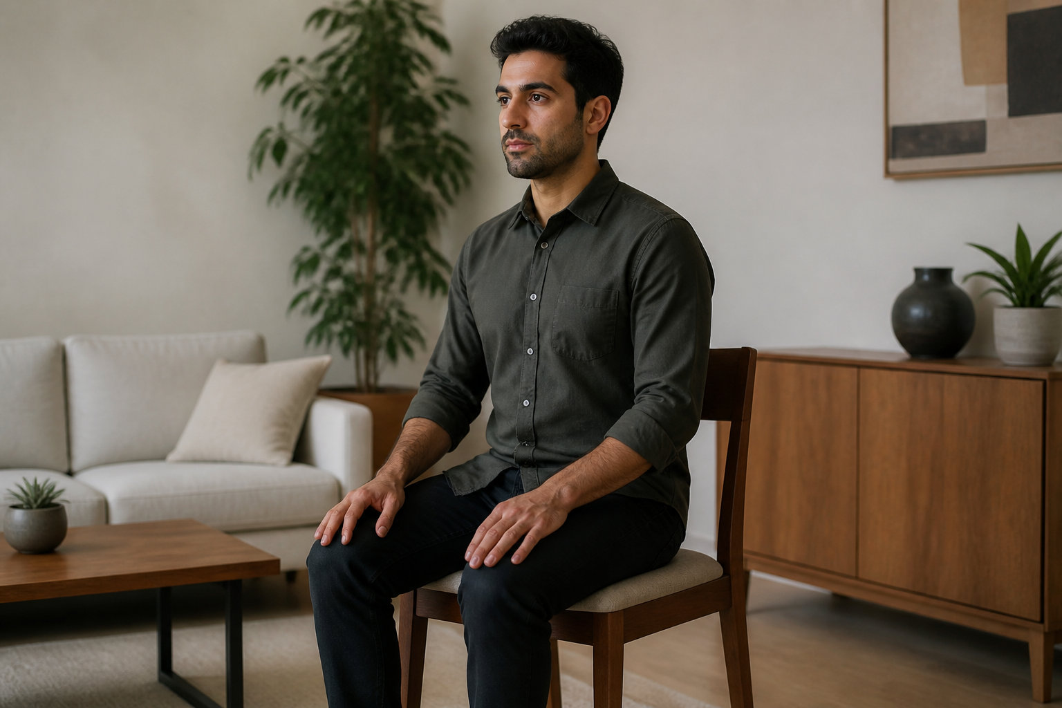La prestance assise : structurer le corps sur un support