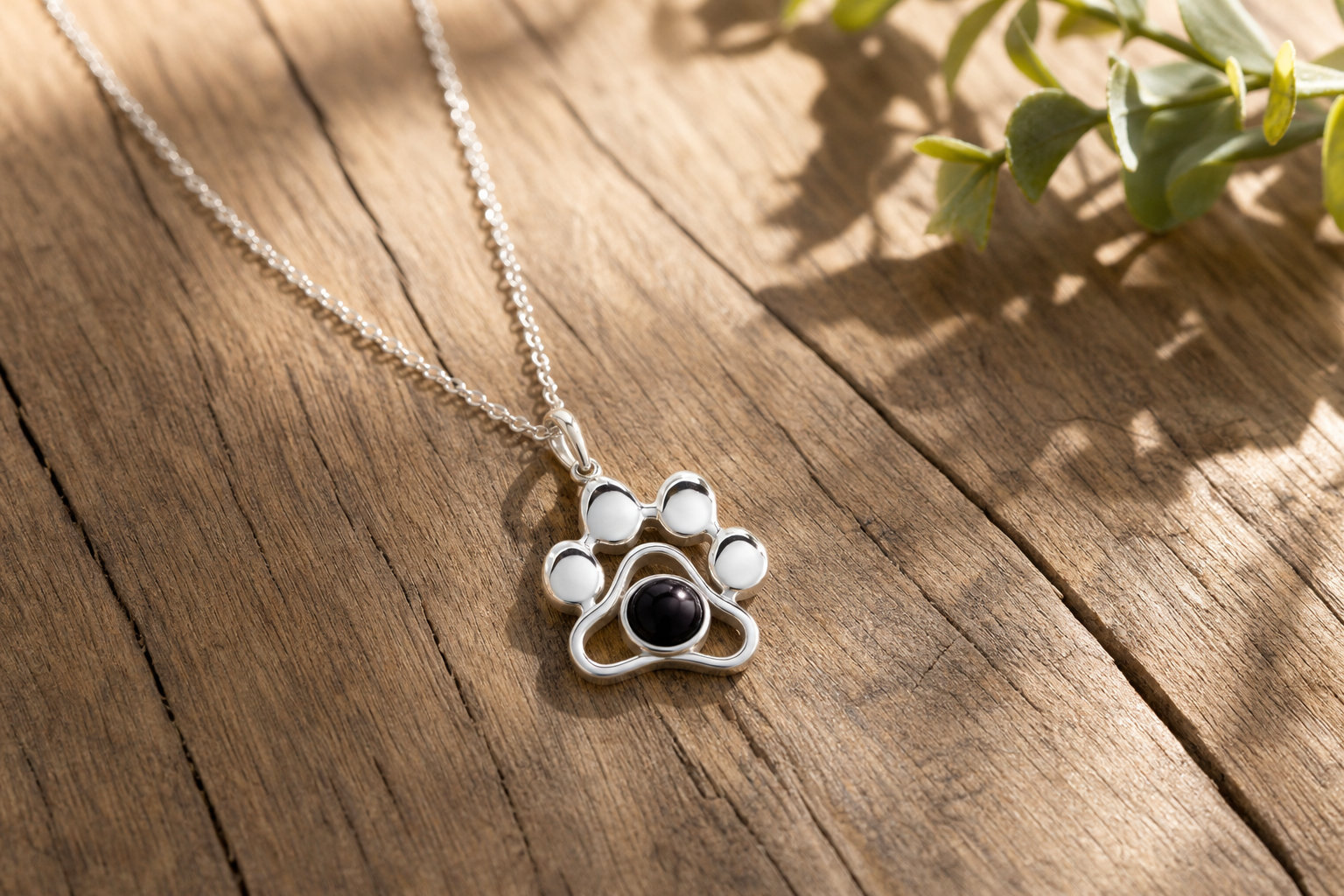 Pendentif Patte de Chien - Projection Photo : son regard toujours avec vous