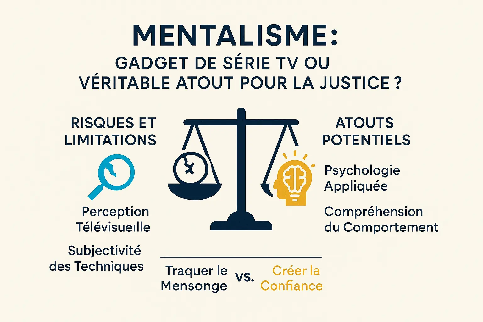 Mentalisme et justice : entre détection du mensonge et construction de la confiance