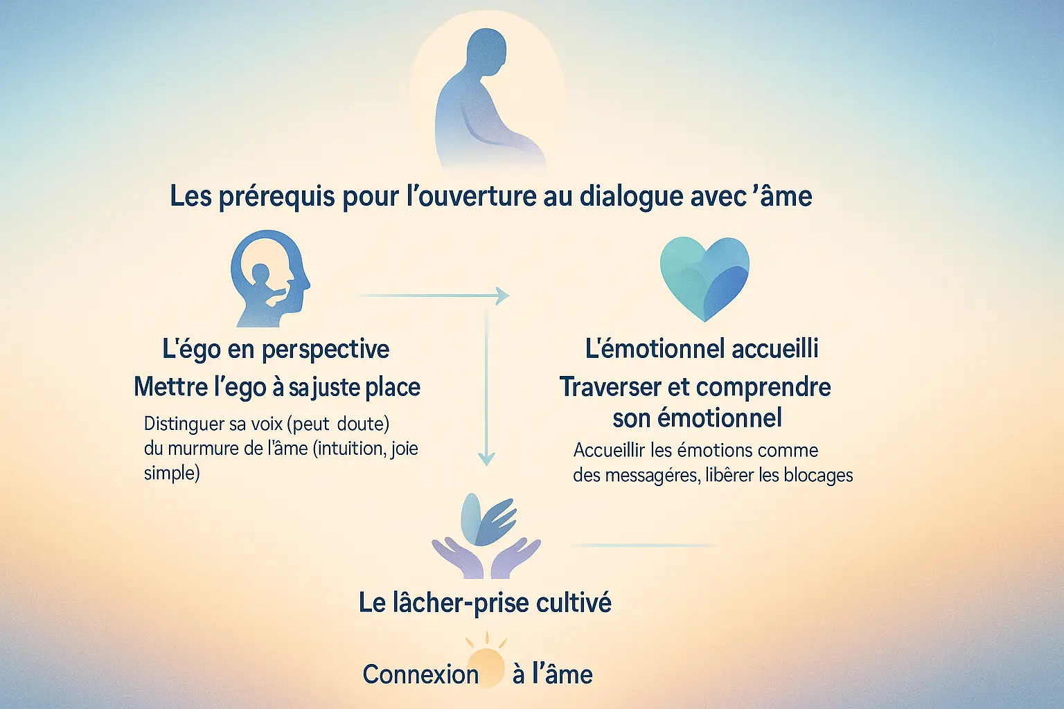 Illustration de connexion spirituelle