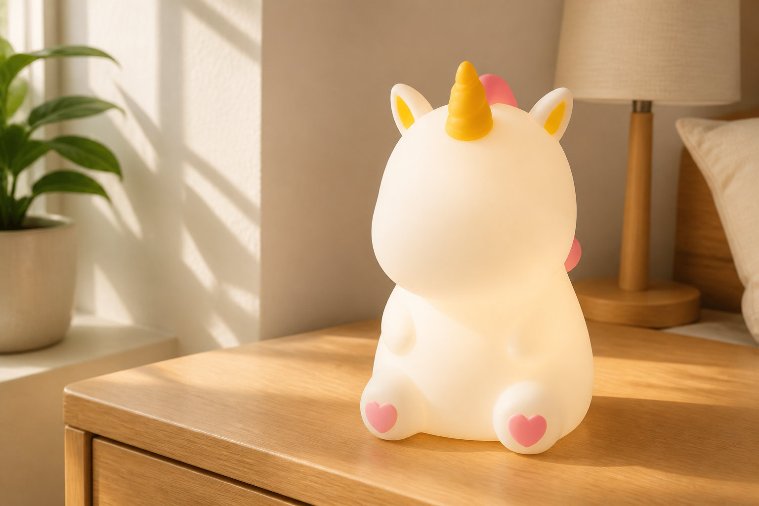 Veilleuse licorne en silicone : une touche de magie nocturne