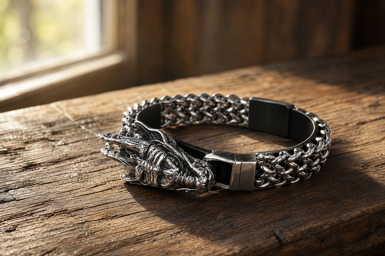 Bracelet dragon viking : capturer la puissance du monstre nordique