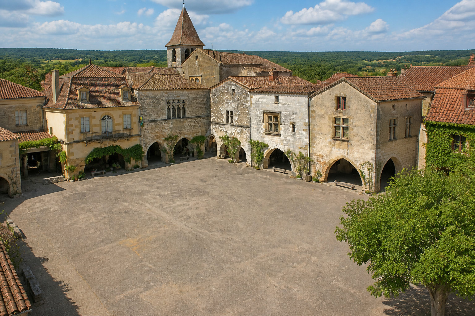 Monpazier, le joyau des bastides anglaises