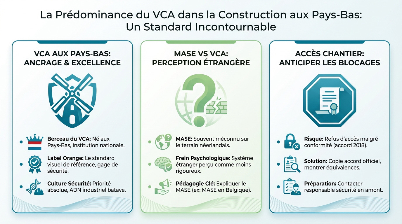 Certification VCA aux Pays-Bas : un standard de sécurité incontournable pour les chantiers