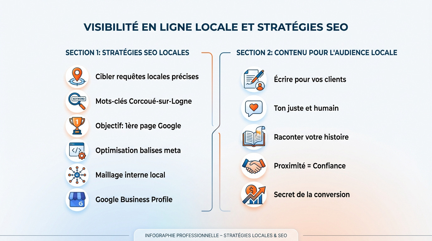 Stratégies de visibilité locale et SEO pour les entreprises de Corcoué-sur-Logne