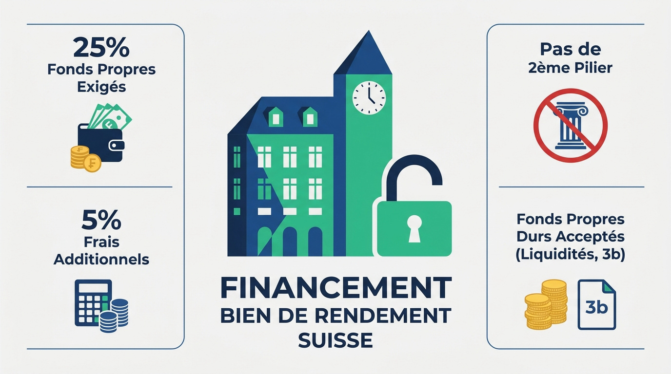 Règles de financement pour un bien de rendement en Suisse