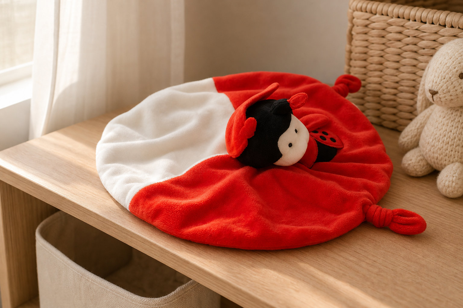 Doudou Coccinelle : la gaieté d'un petit être pour son berceau