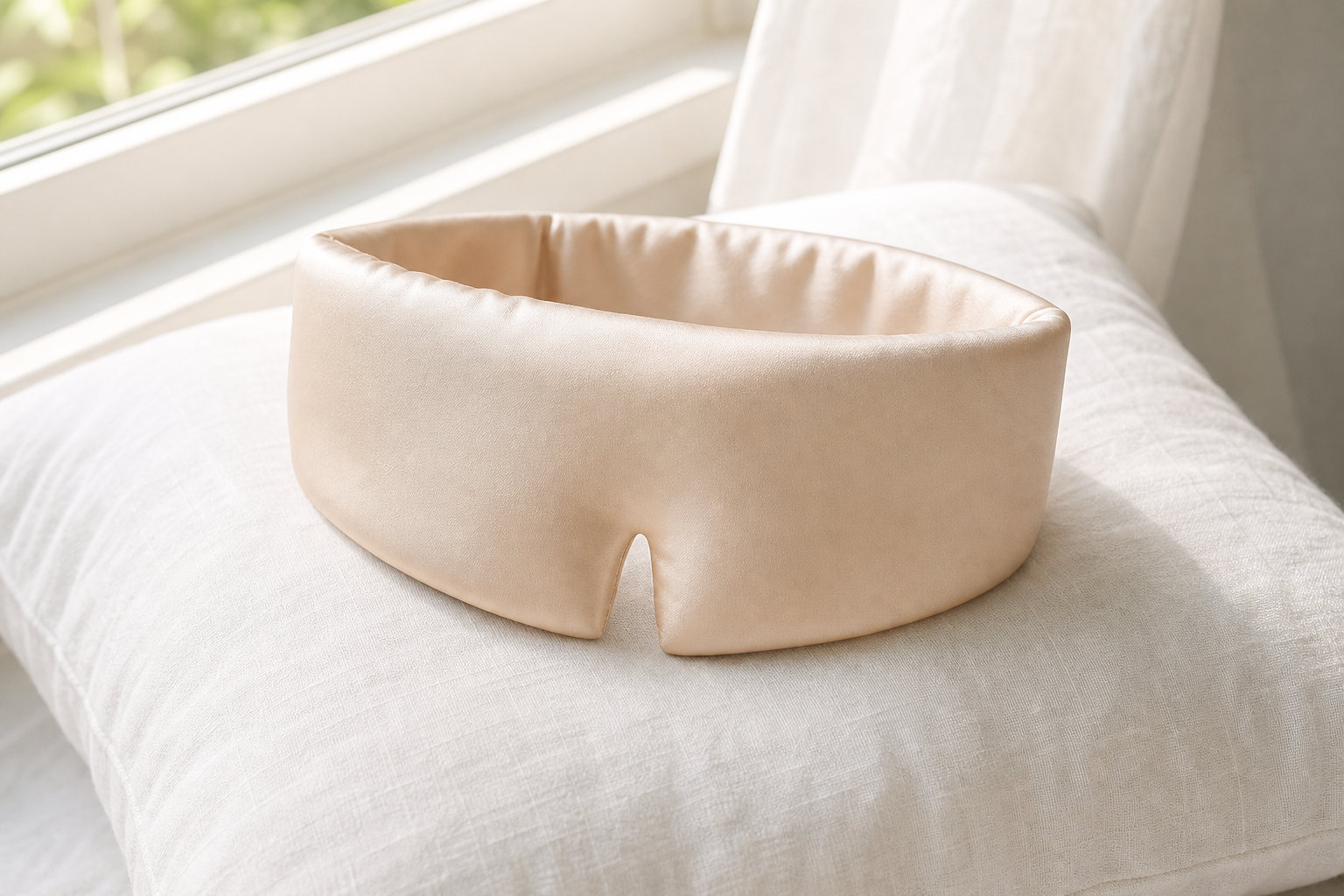 Masque de sommeil en soie - nº29 Joie de Vivre : l'ergonomie idéale