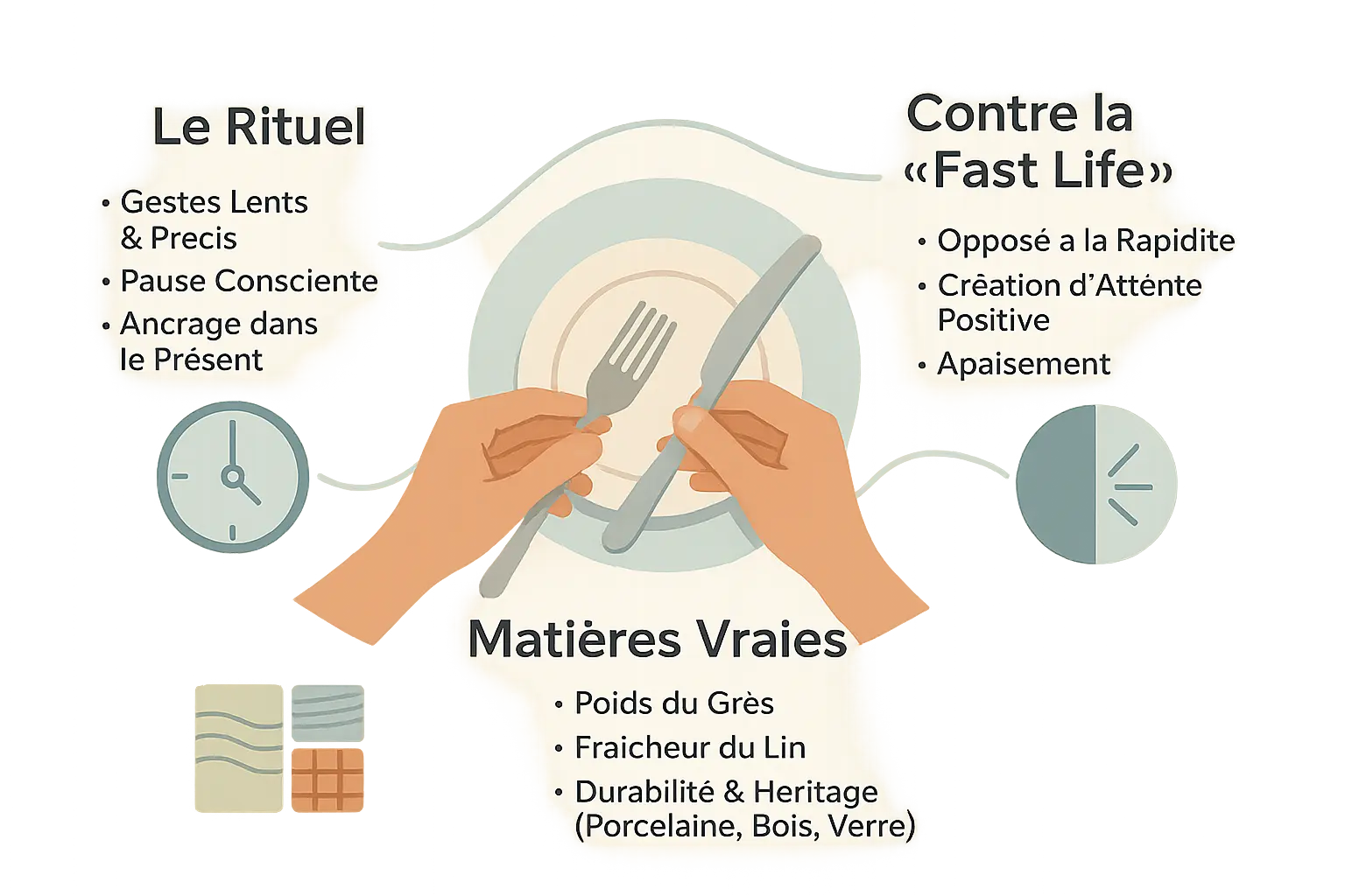 Le rituel de la table contre le temps