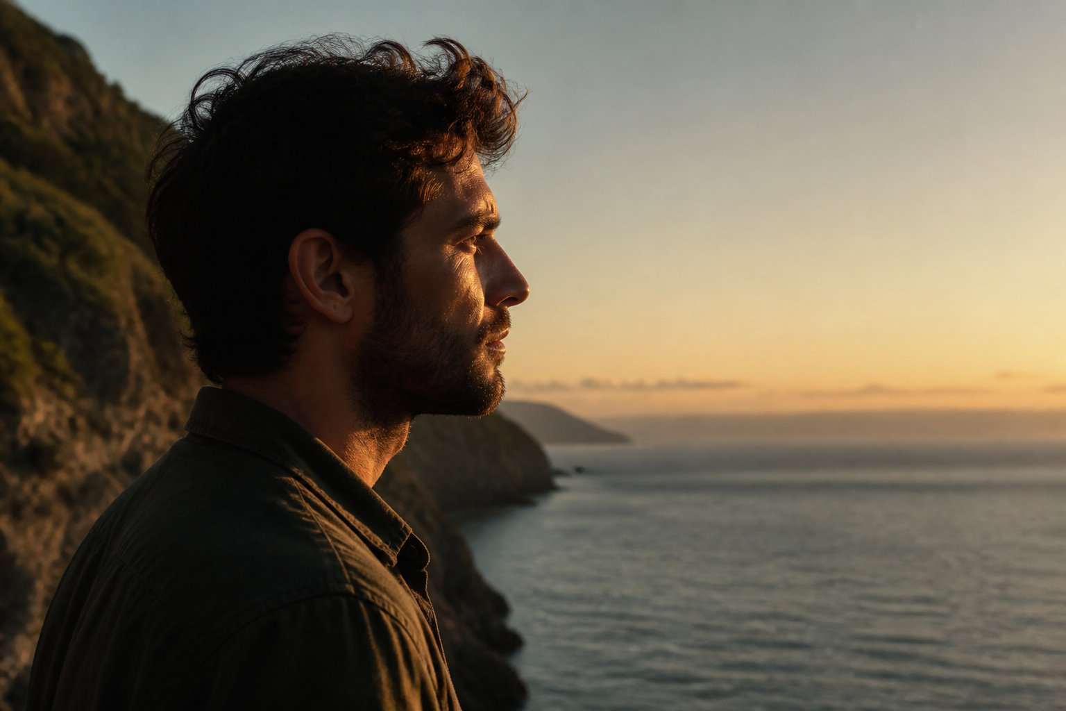L'évasion visuelle : le regard vers l'horizon pour plus d'intention
