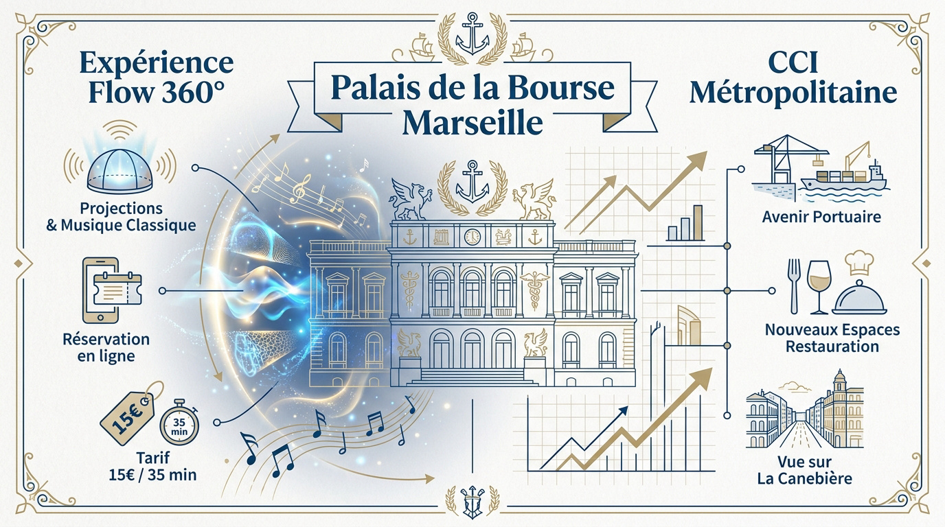Palais de la Bourse Marseille expérience et économie