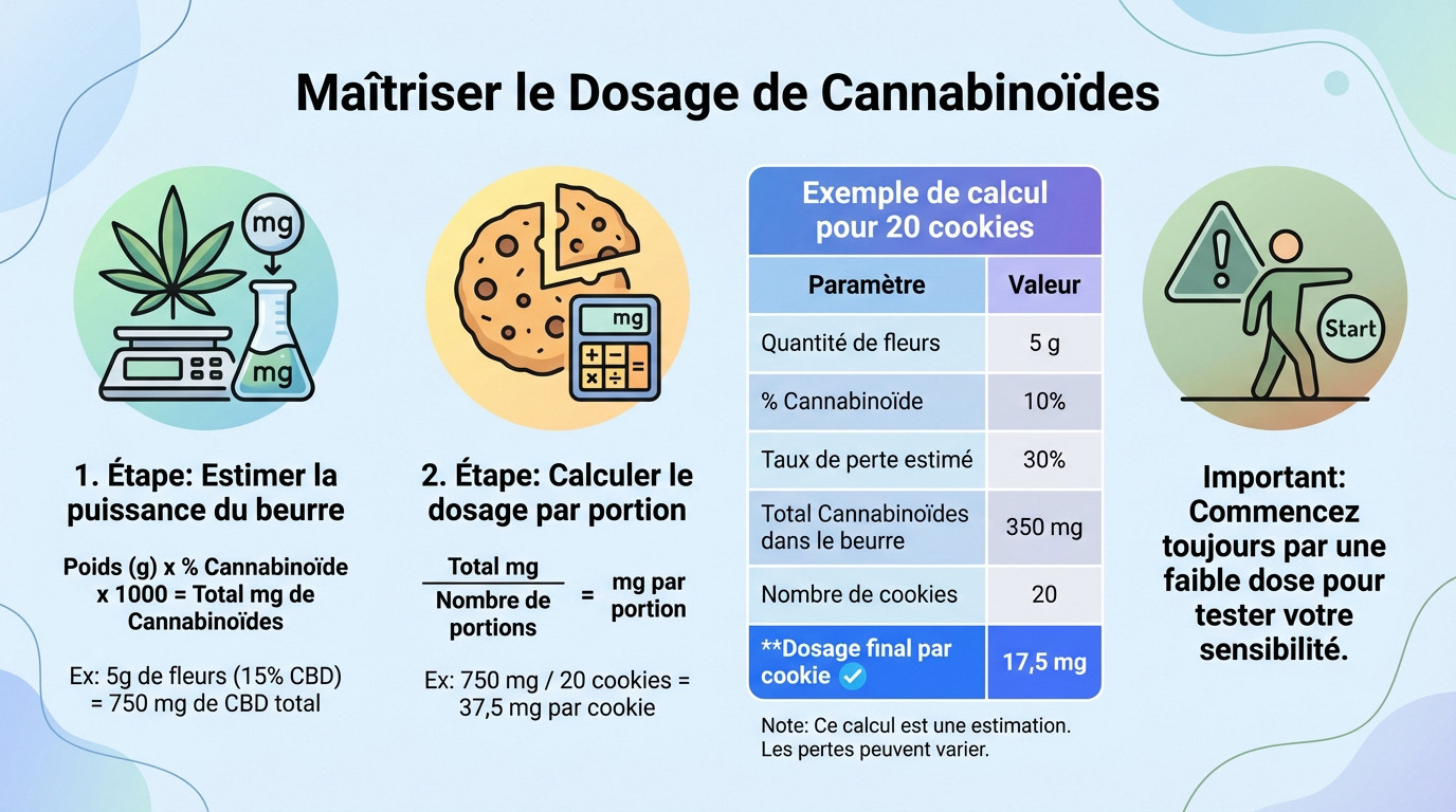 Balance de précision pour peser les ingrédients et calculer le dosage des space cookies CBD