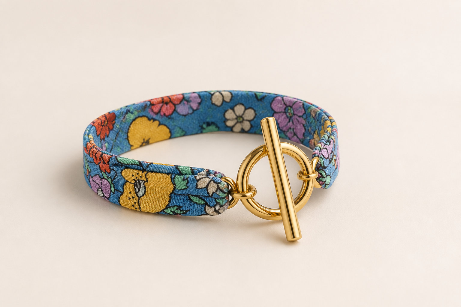 Bracelet en soie imprimé Liberty of London