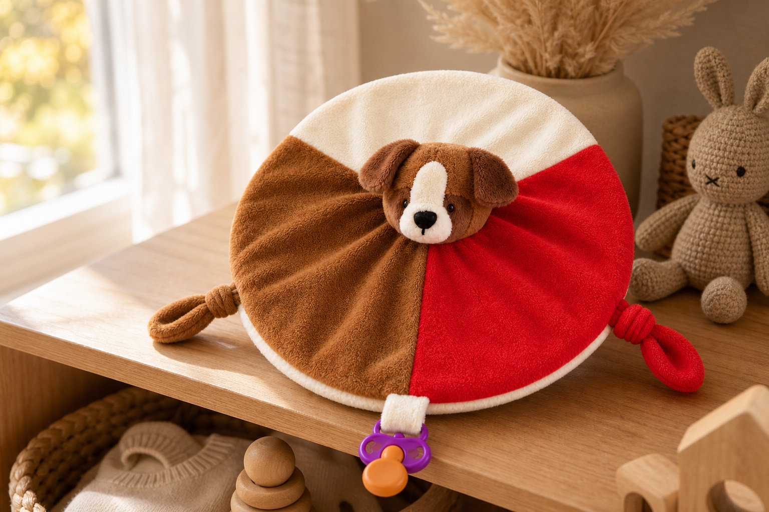 Doudou saint-bernard : un protecteur bienveillant aux couleurs chaudes