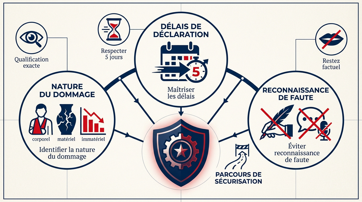 Professionnel consultant son dossier d'assurance RC Pro après un sinistre