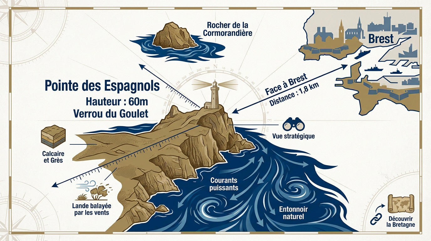 Panorama de la falaise de la pointe des Espagnols