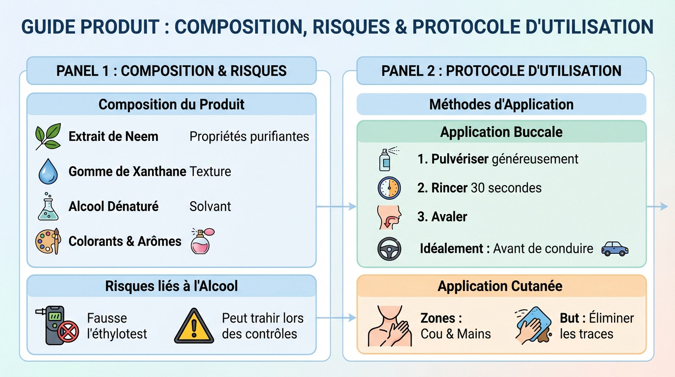 Composition technique et protocole d'utilisation du spray Kleaner