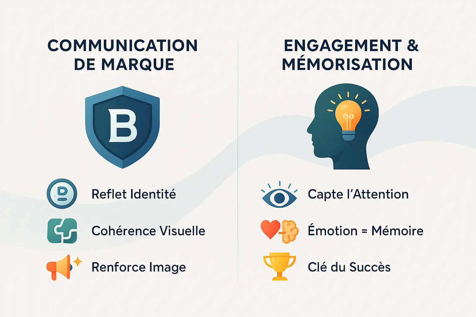 Illustration de l'impact stratégique d'une présentation PowerPoint événementielle