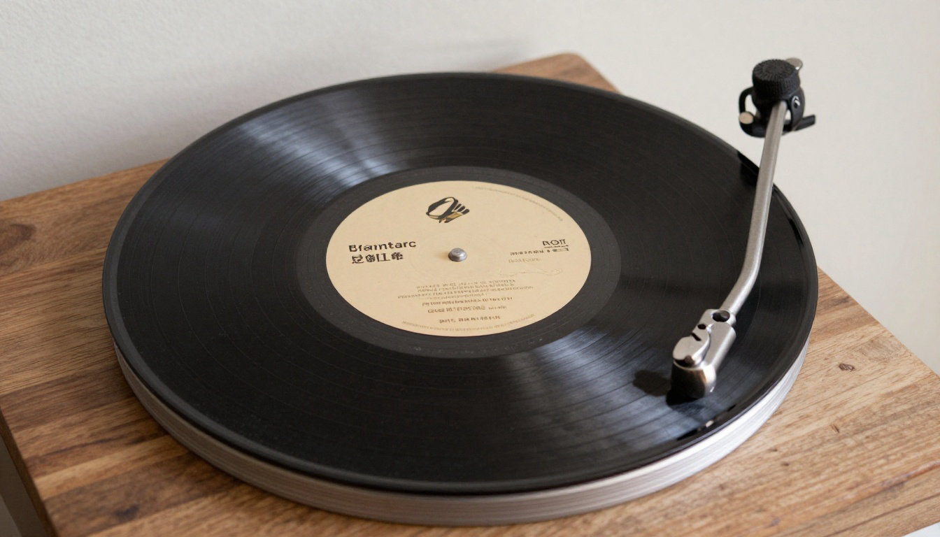 Une immersion sensorielle dans le quotidien analogique avec une platine vinyle