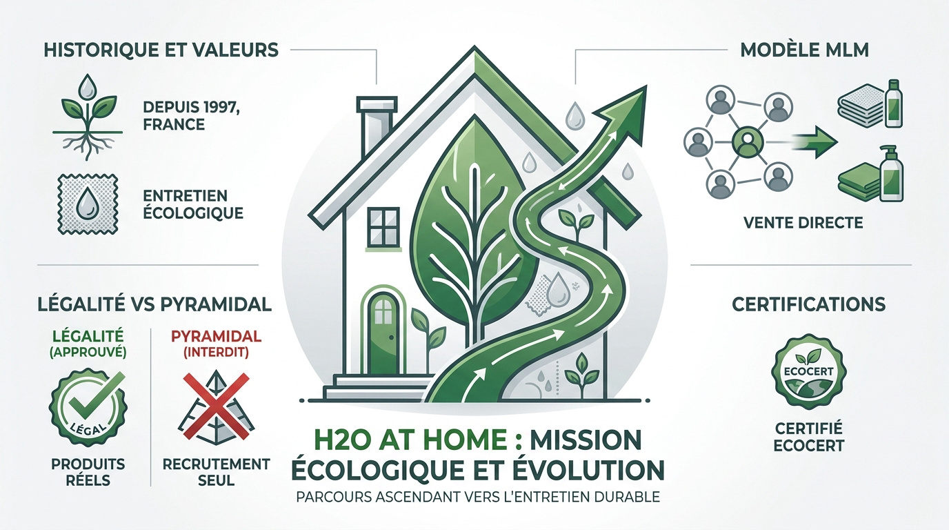 Infographie sur l'évolution de H2O at Home