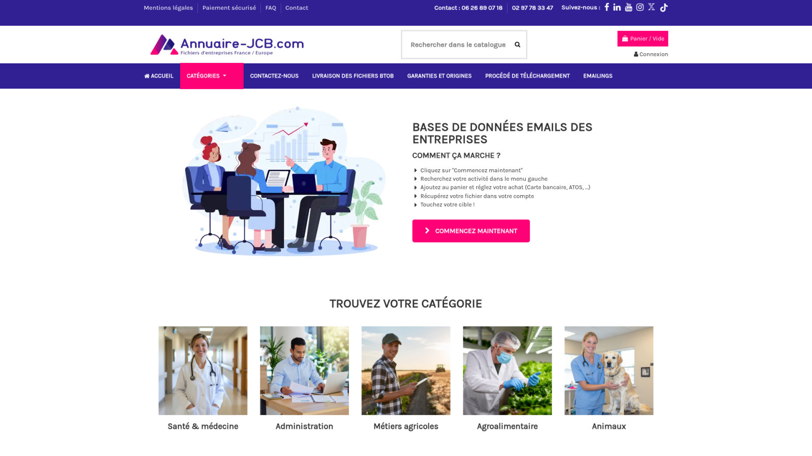 Méthodes de contact pour une approche non intrusive