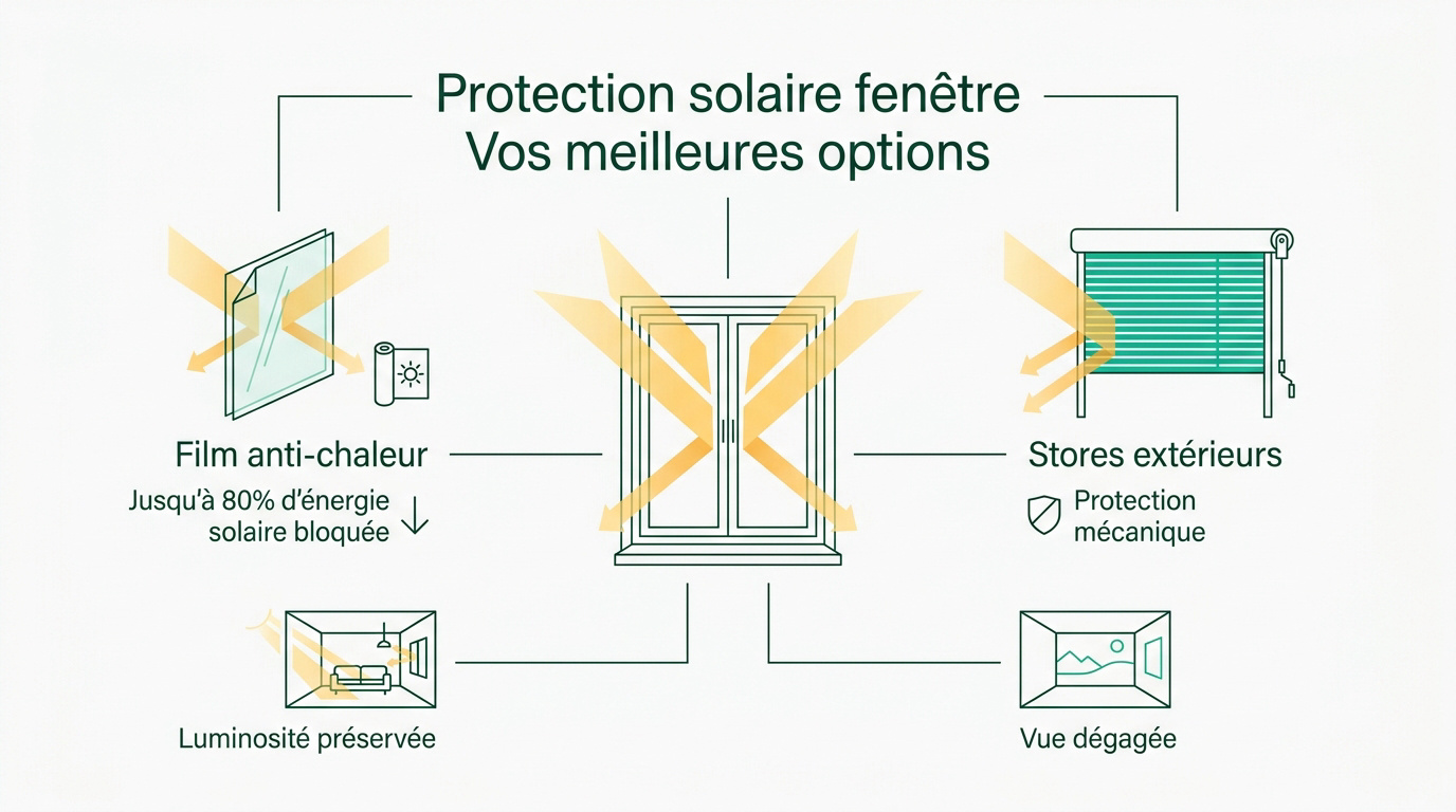 Installation d'un store banne extérieur pour la protection solaire d'une terrasse dans le Nord
